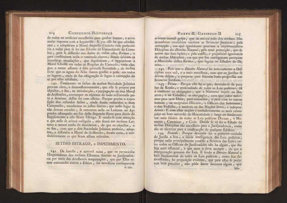 Compendio historico do estado da Universidade de Coimbra no tempo da invaso dos denominados jesuitas e dos estragos feitos nas sciencias e nos professores, e directores que a regiam pelas maquinaes, e publicaes dos novos estatutos por elles fabricados 115
