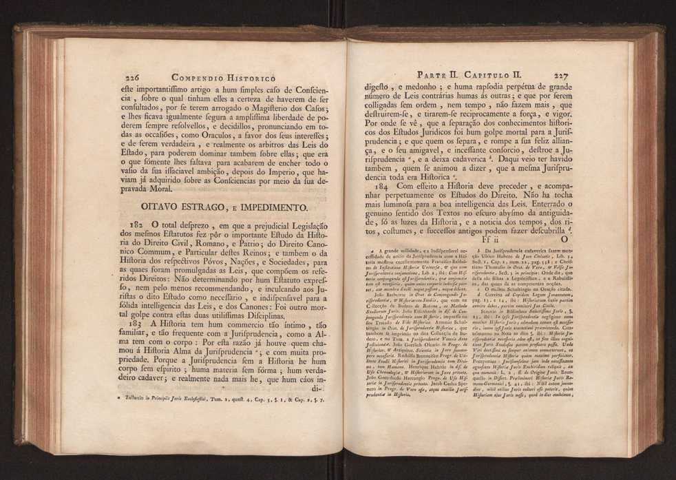 Compendio historico do estado da Universidade de Coimbra no tempo da invaso dos denominados jesuitas e dos estragos feitos nas sciencias e nos professores, e directores que a regiam pelas maquinaes, e publicaes dos novos estatutos por elles fabricados 126