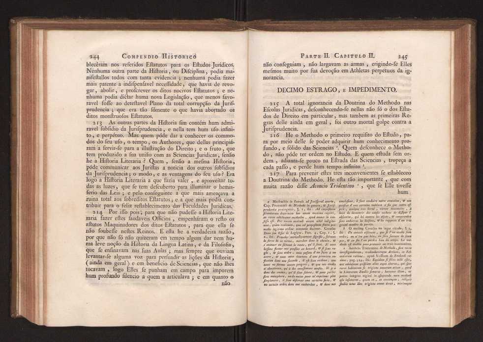 Compendio historico do estado da Universidade de Coimbra no tempo da invas�o dos denominados jesuitas e dos estragos feitos nas sciencias e nos professores, e directores que a regiam pelas maquina��es, e publica��es dos novos estatutos por elles fabricados 135