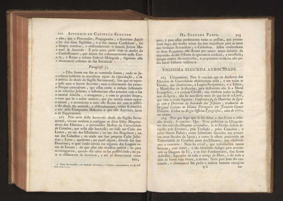 Compendio historico do estado da Universidade de Coimbra no tempo da invaso dos denominados jesuitas e dos estragos feitos nas sciencias e nos professores, e directores que a regiam pelas maquinaes, e publicaes dos novos estatutos por elles fabricados 247