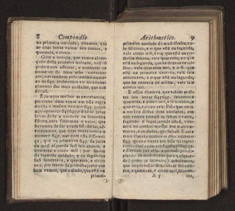 Compendio arithmetico : obra muito util para principiantes aprenderem com facilidade todas as especies de conta, & saberem usar dellas, com suas taboas no fim, em que se achara diminuidas as moedas de ouro deste reyno ... 13