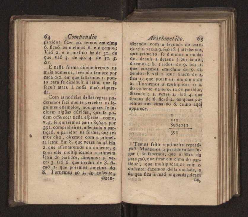 Compendio arithmetico : obra muito util para principiantes aprenderem com facilidade todas as especies de conta, & saberem usar dellas, com suas taboas no fim, em que se achara diminuidas as moedas de ouro deste reyno ... 41