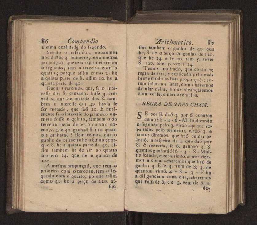 Compendio arithmetico : obra muito util para principiantes aprenderem com facilidade todas as especies de conta, & saberem usar dellas, com suas taboas no fim, em que se achara diminuidas as moedas de ouro deste reyno ... 52