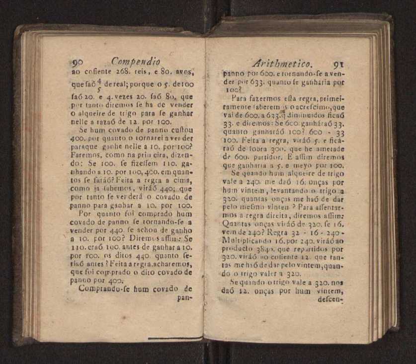 Compendio arithmetico : obra muito util para principiantes aprenderem com facilidade todas as especies de conta, & saberem usar dellas, com suas taboas no fim, em que se achara diminuidas as moedas de ouro deste reyno ... 54