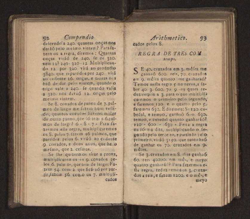 Compendio arithmetico : obra muito util para principiantes aprenderem com facilidade todas as especies de conta, & saberem usar dellas, com suas taboas no fim, em que se achara diminuidas as moedas de ouro deste reyno ... 55