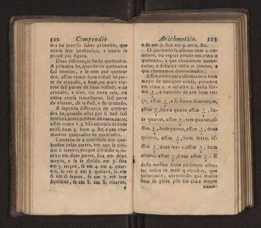 Compendio arithmetico : obra muito util para principiantes aprenderem com facilidade todas as especies de conta, & saberem usar dellas, com suas taboas no fim, em que se achara diminuidas as moedas de ouro deste reyno ... 65