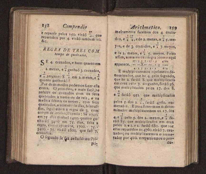 Compendio arithmetico : obra muito util para principiantes aprenderem com facilidade todas as especies de conta, & saberem usar dellas, com suas taboas no fim, em que se achara diminuidas as moedas de ouro deste reyno ... 88