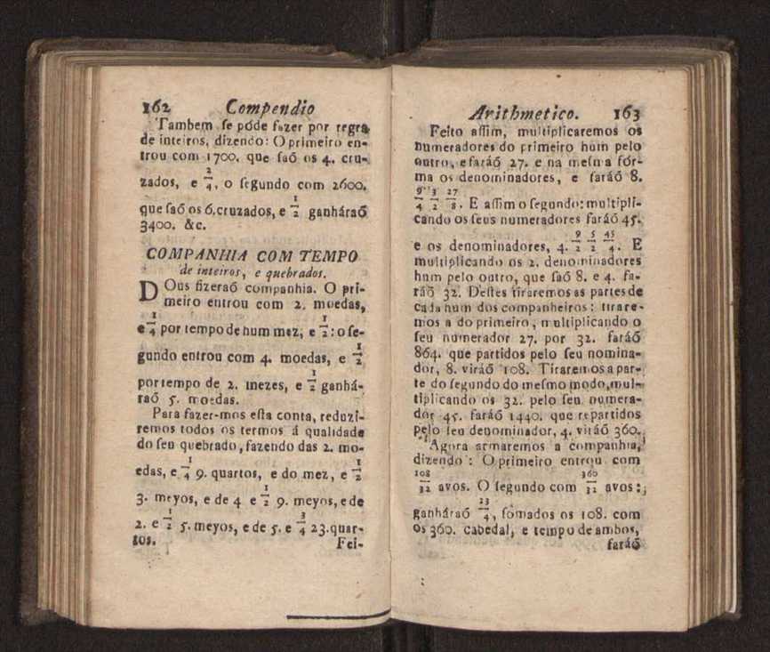 Compendio arithmetico : obra muito util para principiantes aprenderem com facilidade todas as especies de conta, & saberem usar dellas, com suas taboas no fim, em que se achara diminuidas as moedas de ouro deste reyno ... 90
