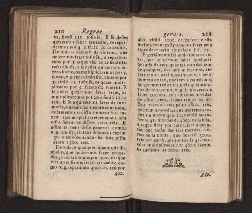 Compendio arithmetico : obra muito util para principiantes aprenderem com facilidade todas as especies de conta, & saberem usar dellas, com suas taboas no fim, em que se achara diminuidas as moedas de ouro deste reyno ... 114