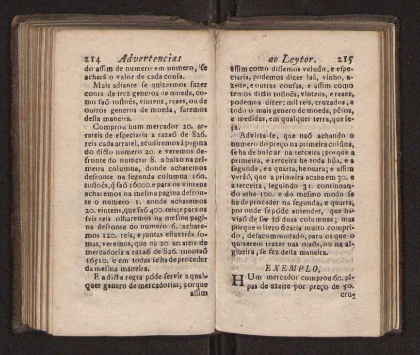 Compendio arithmetico : obra muito util para principiantes aprenderem com facilidade todas as especies de conta, & saberem usar dellas, com suas taboas no fim, em que se achara diminuidas as moedas de ouro deste reyno ... 116