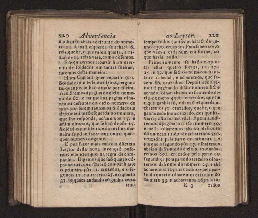 Compendio arithmetico : obra muito util para principiantes aprenderem com facilidade todas as especies de conta, & saberem usar dellas, com suas taboas no fim, em que se achara diminuidas as moedas de ouro deste reyno ... 119