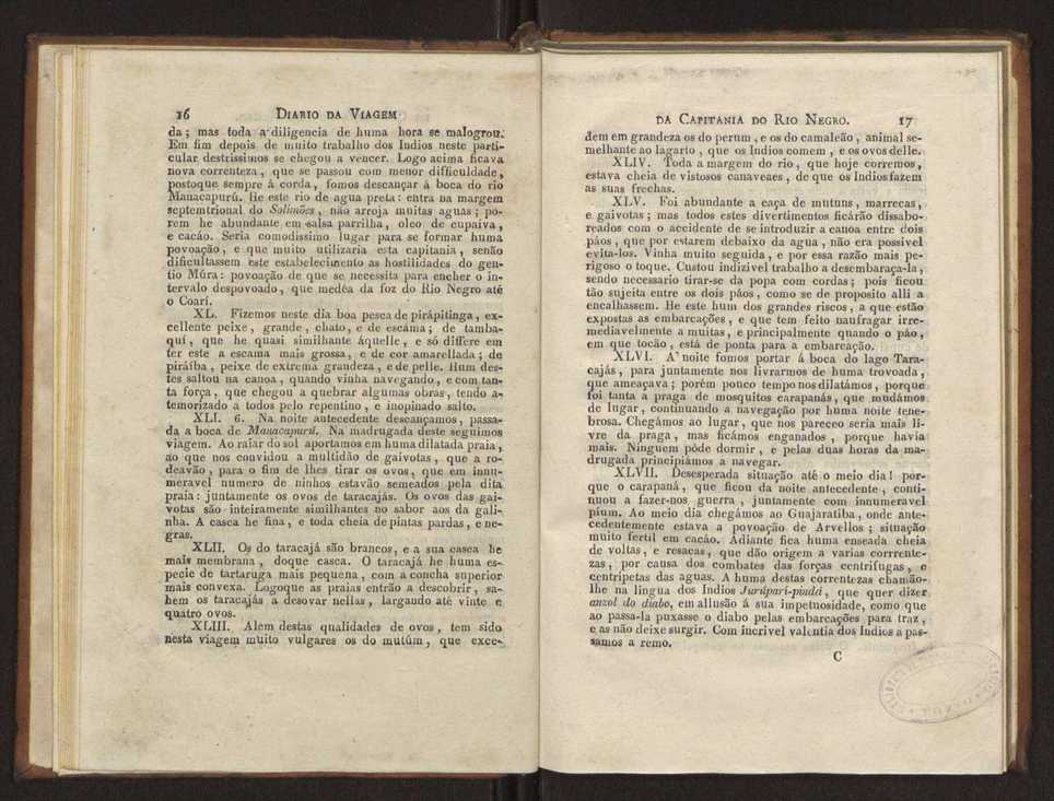 Diario da viagem que em visita, e correio das povoaes da Capitania de S. Joze do Rio Negro fez o ouvidor,... Francisco Xavier Ribeiro de Sampaio, no anno de 1774 e 1775 12