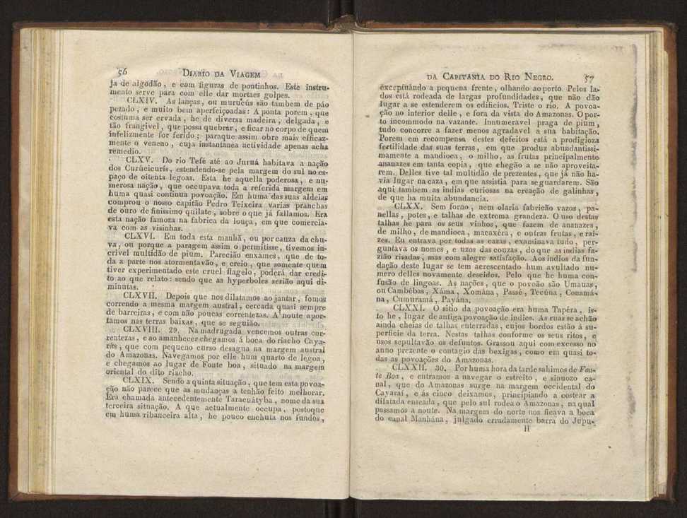 Diario da viagem que em visita, e correio das povoaes da Capitania de S. Joze do Rio Negro fez o ouvidor,... Francisco Xavier Ribeiro de Sampaio, no anno de 1774 e 1775 32