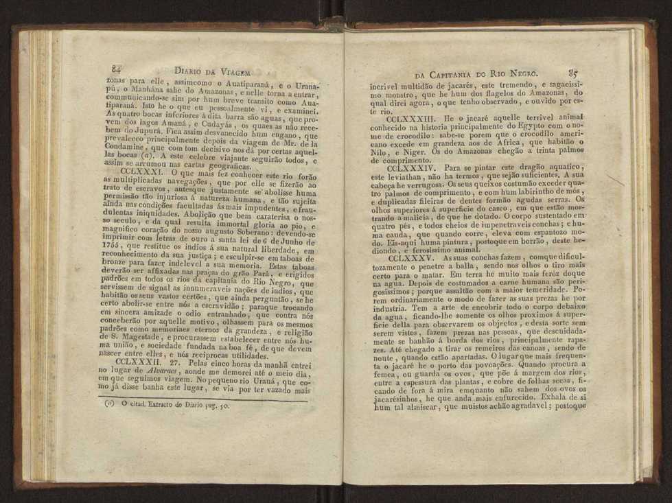 Diario da viagem que em visita, e correi��o das povoa��es da Capitania de S. Joze do Rio Negro fez o ouvidor,... Francisco Xavier Ribeiro de Sampaio, no anno de 1774 e 1775 46