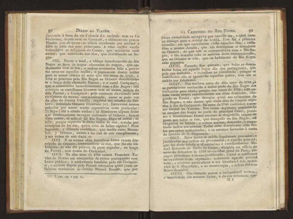 Diario da viagem que em visita, e correio das povoaes da Capitania de S. Joze do Rio Negro fez o ouvidor,... Francisco Xavier Ribeiro de Sampaio, no anno de 1774 e 1775 49