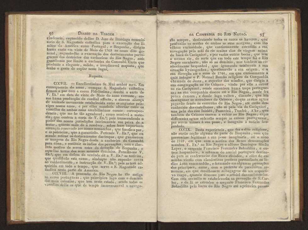 Diario da viagem que em visita, e correio das povoaes da Capitania de S. Joze do Rio Negro fez o ouvidor,... Francisco Xavier Ribeiro de Sampaio, no anno de 1774 e 1775 50