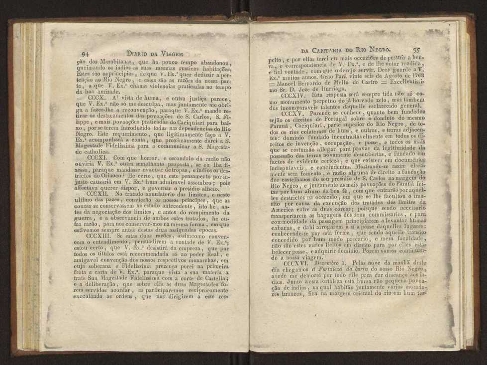 Diario da viagem que em visita, e correio das povoaes da Capitania de S. Joze do Rio Negro fez o ouvidor,... Francisco Xavier Ribeiro de Sampaio, no anno de 1774 e 1775 51