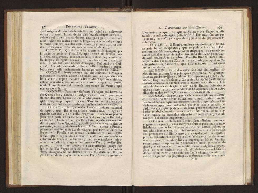 Diario da viagem que em visita, e correio das povoaes da Capitania de S. Joze do Rio Negro fez o ouvidor,... Francisco Xavier Ribeiro de Sampaio, no anno de 1774 e 1775 53