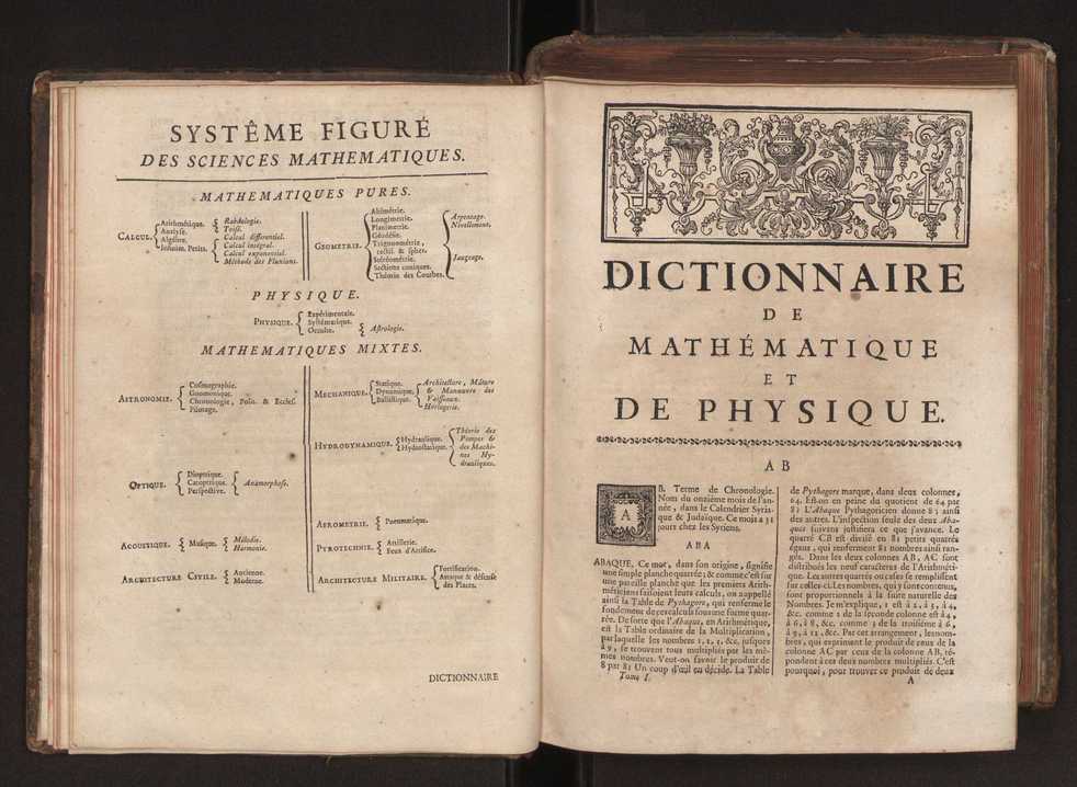 Dictionnaire universel de Mathematique et de Physique, ... Vol. 1 18