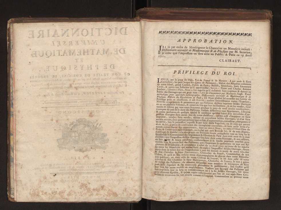 Dictionnaire universel de Mathematique et de Physique, ... Vol. 2 3