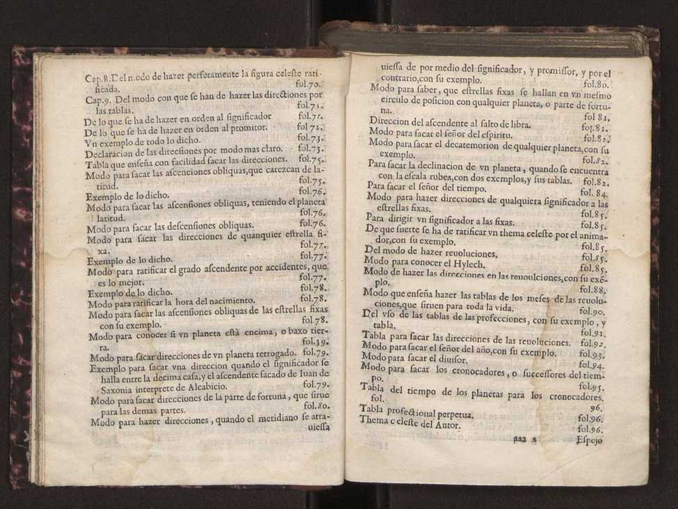 Efemerides generales de los movimientos de los Cielos por 64 aos desde el de 1637 hasta el de 1700, segundo Fycho y Copernico, que mas conforman la verdad 12