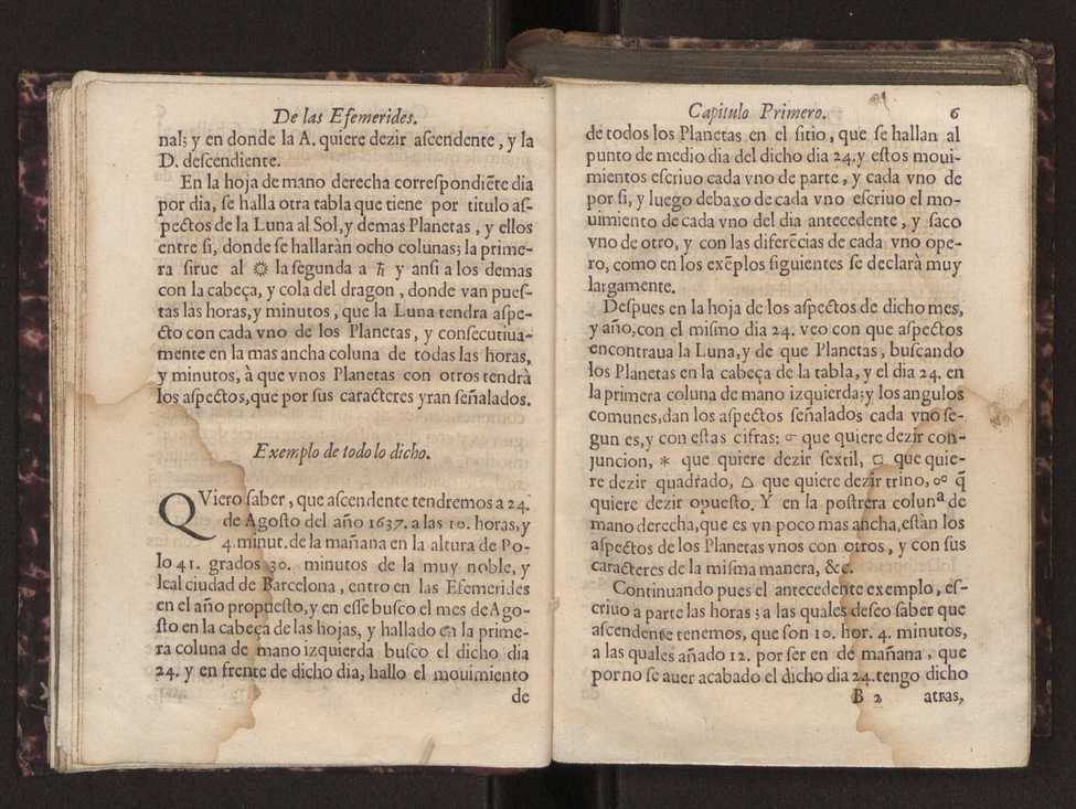 Efemerides generales de los movimientos de los Cielos por 64 aos desde el de 1637 hasta el de 1700, segundo Fycho y Copernico, que mas conforman la verdad 20