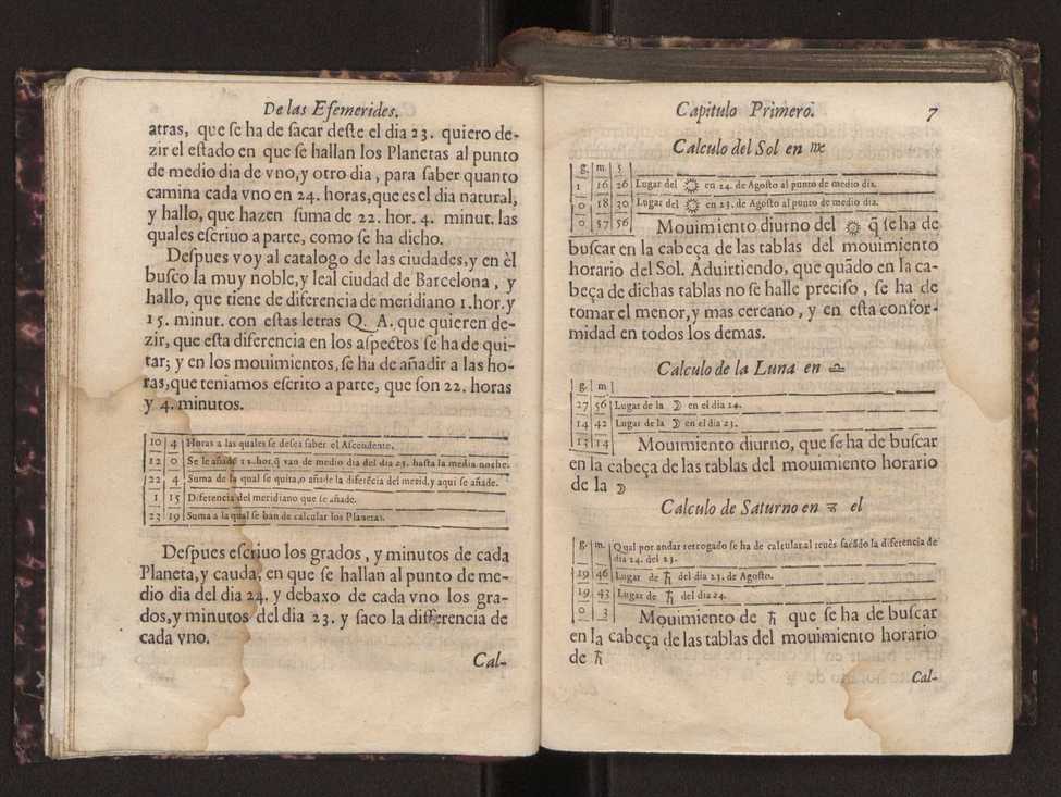 Efemerides generales de los movimientos de los Cielos por 64 aos desde el de 1637 hasta el de 1700, segundo Fycho y Copernico, que mas conforman la verdad 21