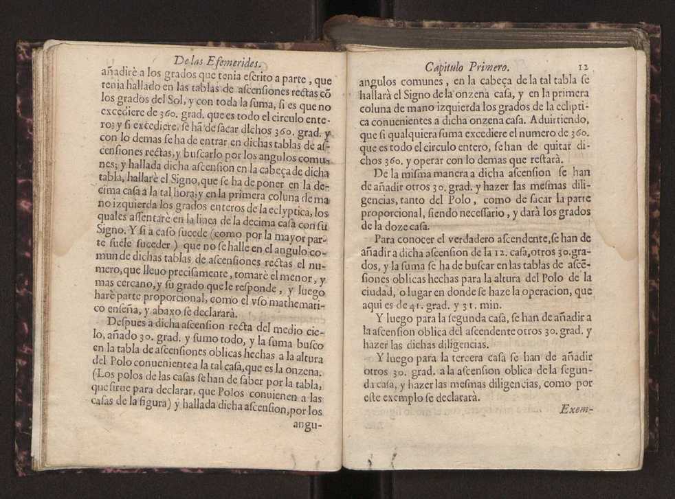 Efemerides generales de los movimientos de los Cielos por 64 aos desde el de 1637 hasta el de 1700, segundo Fycho y Copernico, que mas conforman la verdad 26