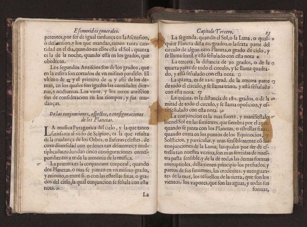 Efemerides generales de los movimientos de los Cielos por 64 aos desde el de 1637 hasta el de 1700, segundo Fycho y Copernico, que mas conforman la verdad 37