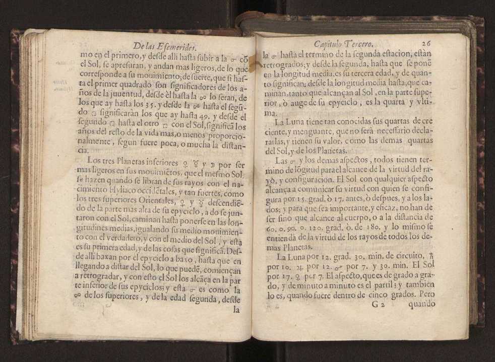 Efemerides generales de los movimientos de los Cielos por 64 aos desde el de 1637 hasta el de 1700, segundo Fycho y Copernico, que mas conforman la verdad 40
