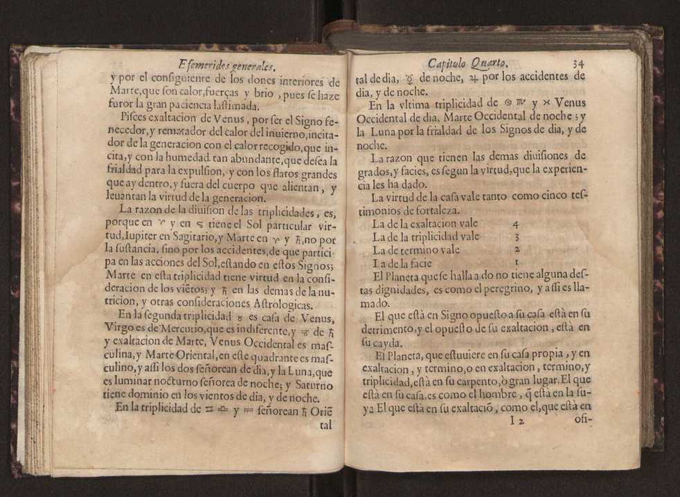 Efemerides generales de los movimientos de los Cielos por 64 aos desde el de 1637 hasta el de 1700, segundo Fycho y Copernico, que mas conforman la verdad 48