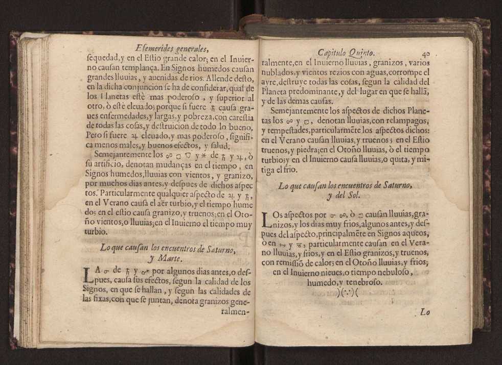 Efemerides generales de los movimientos de los Cielos por 64 aos desde el de 1637 hasta el de 1700, segundo Fycho y Copernico, que mas conforman la verdad 54