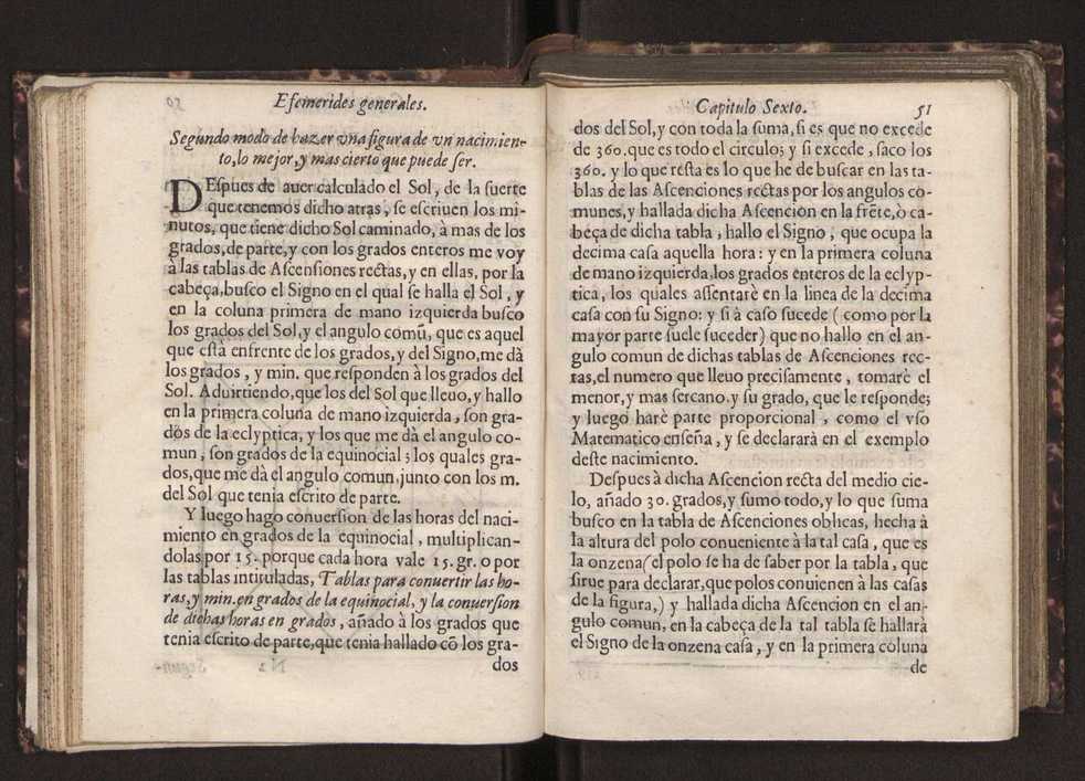 Efemerides generales de los movimientos de los Cielos por 64 aos desde el de 1637 hasta el de 1700, segundo Fycho y Copernico, que mas conforman la verdad 65