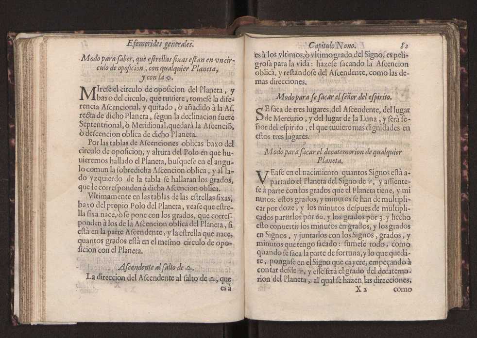 Efemerides generales de los movimientos de los Cielos por 64 aos desde el de 1637 hasta el de 1700, segundo Fycho y Copernico, que mas conforman la verdad 96