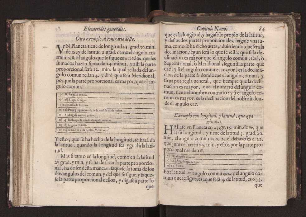 Efemerides generales de los movimientos de los Cielos por 64 aos desde el de 1637 hasta el de 1700, segundo Fycho y Copernico, que mas conforman la verdad 98