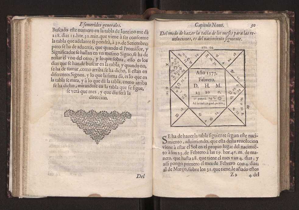 Efemerides generales de los movimientos de los Cielos por 64 aos desde el de 1637 hasta el de 1700, segundo Fycho y Copernico, que mas conforman la verdad 104