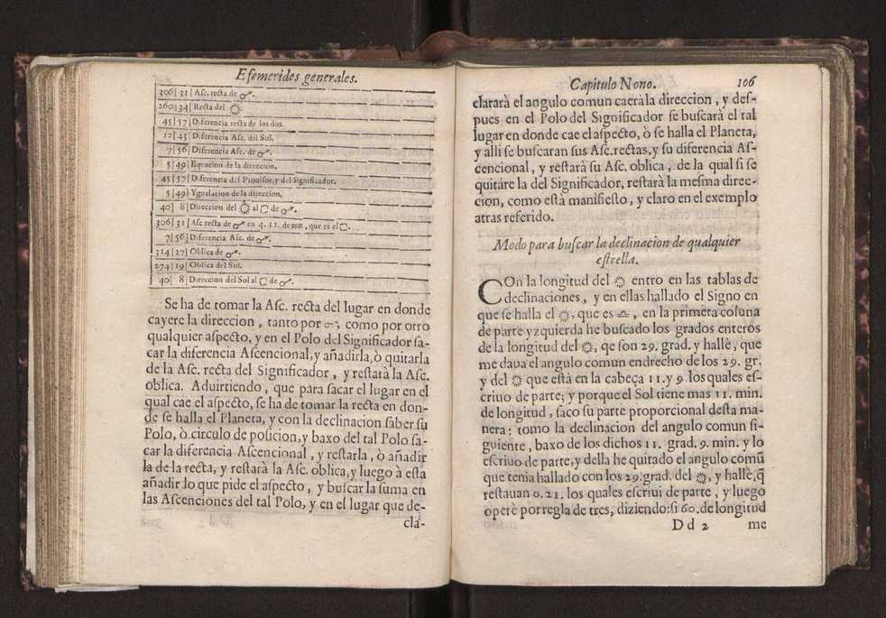 Efemerides generales de los movimientos de los Cielos por 64 aos desde el de 1637 hasta el de 1700, segundo Fycho y Copernico, que mas conforman la verdad 120