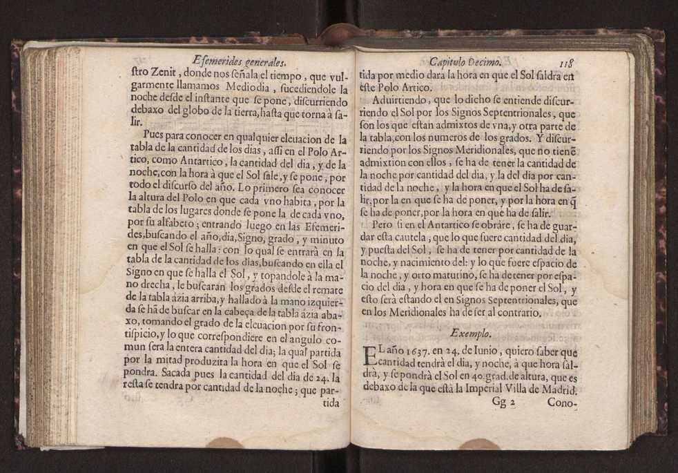 Efemerides generales de los movimientos de los Cielos por 64 aos desde el de 1637 hasta el de 1700, segundo Fycho y Copernico, que mas conforman la verdad 132
