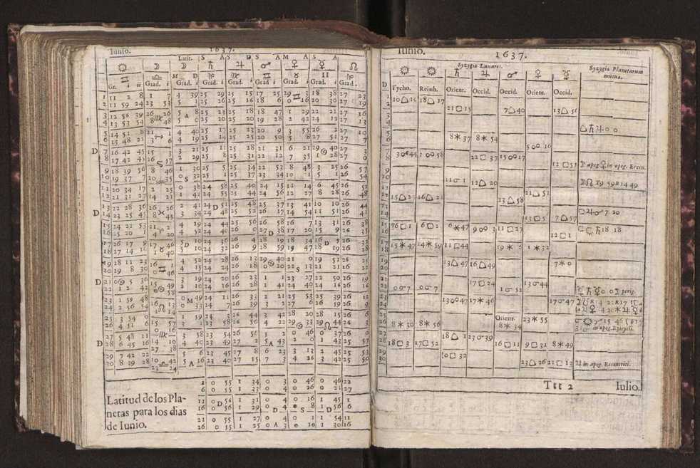 Efemerides generales de los movimientos de los Cielos por 64 aos desde el de 1637 hasta el de 1700, segundo Fycho y Copernico, que mas conforman la verdad 271