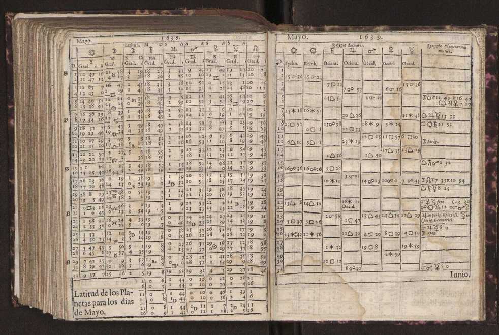 Efemerides generales de los movimientos de los Cielos por 64 aos desde el de 1637 hasta el de 1700, segundo Fycho y Copernico, que mas conforman la verdad 300