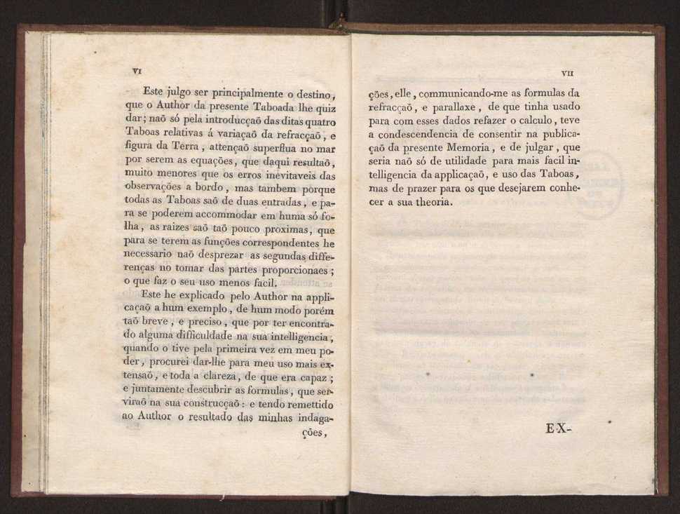 Explicao da taboada nautica para o calculo das longitudes, offerecida  Sociedade Real Maritima, militar, e geografica, por seu socio Jos Monteiro da Rocha, ... 8