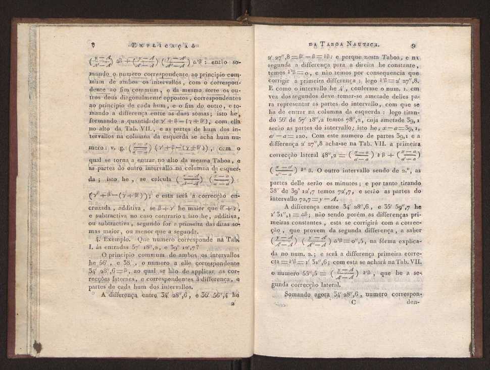 Explicao da taboada nautica para o calculo das longitudes, offerecida  Sociedade Real Maritima, militar, e geografica, por seu socio Jos Monteiro da Rocha, ... 13