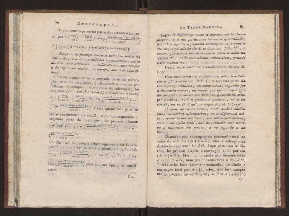 Explicao da taboada nautica para o calculo das longitudes, offerecida  Sociedade Real Maritima, militar, e geografica, por seu socio Jos Monteiro da Rocha, ... 24