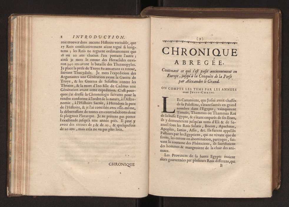 La chronologie des anciens royaumes corrig�e a laquelle on a joint une chronique abreg�e, qui contient ce qui s'est pass� anciennement en Europe, jusqu'� la conqu�te de la Perse par Alexandre le Grand 27