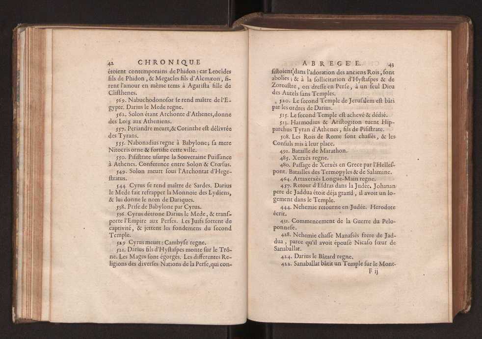 La chronologie des anciens royaumes corrige a laquelle on a joint une chronique abrege, qui contient ce qui s'est pass anciennement en Europe, jusqu' la conqute de la Perse par Alexandre le Grand 44