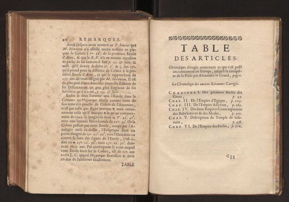 La chronologie des anciens royaumes corrige a laquelle on a joint une chronique abrege, qui contient ce qui s'est pass anciennement en Europe, jusqu' la conqute de la Perse par Alexandre le Grand 232