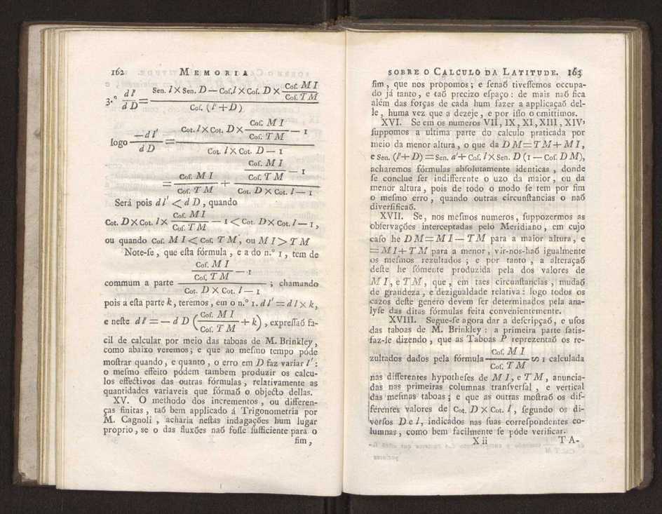 Memoria sobre o calculo da latitude, por duas alturas de hum mesmo astro tomadas fra do meridiano 22