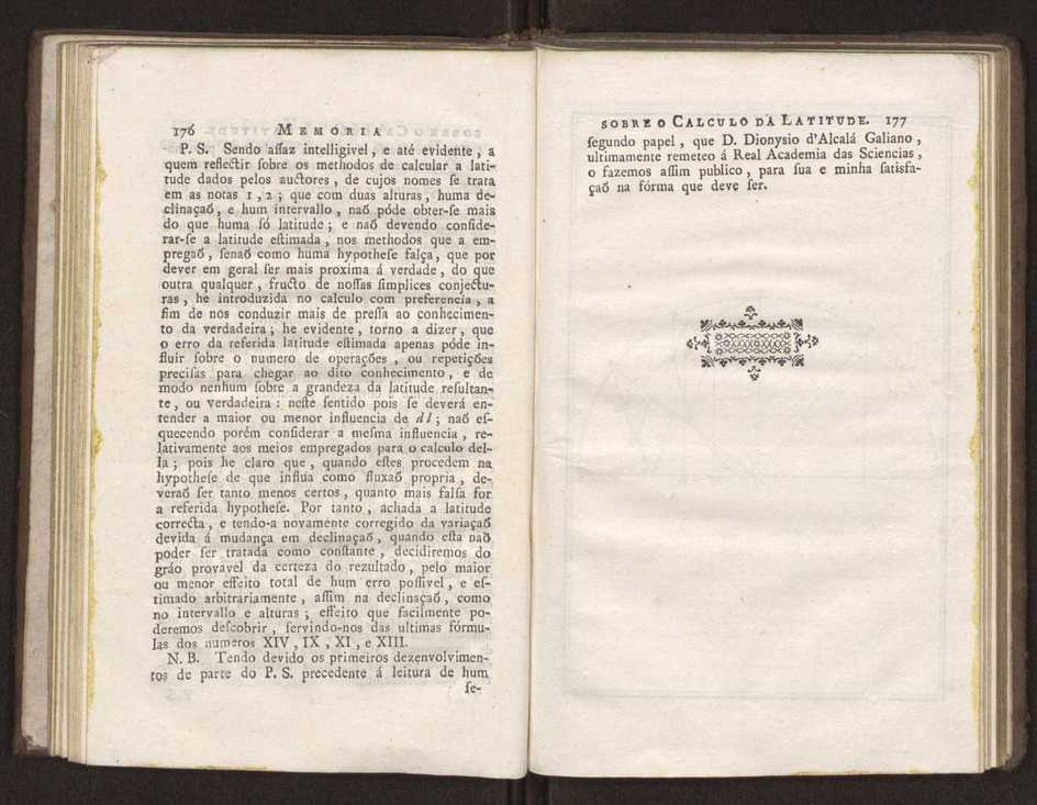 Memoria sobre o calculo da latitude, por duas alturas de hum mesmo astro tomadas fra do meridiano 29