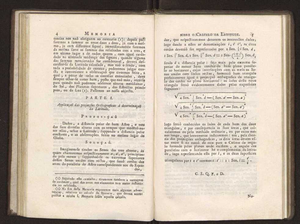 II Memoria sobre o calculo da latitude 3
