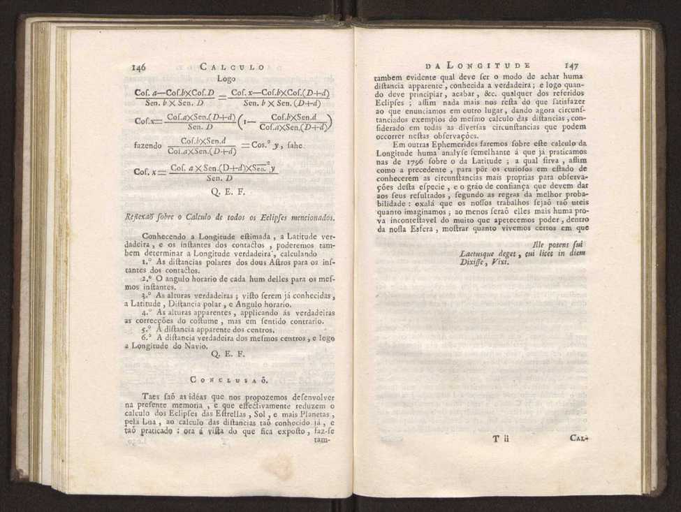 Memoria relativa ao calculo dos eclipses das estrellas, sol, e mais planetas pela lua 6